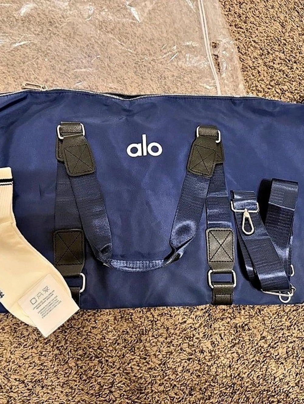 Alo Blue Travel Bag NWT